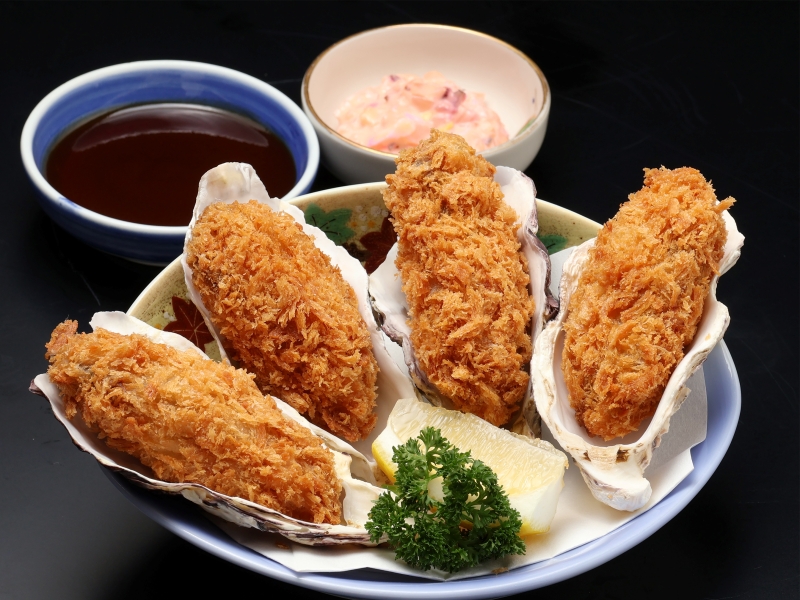 広島県産特大牡蠣フライ(4個)