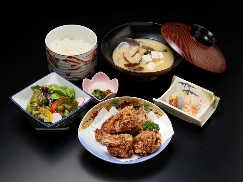広島熟成鶏の唐揚げ御膳